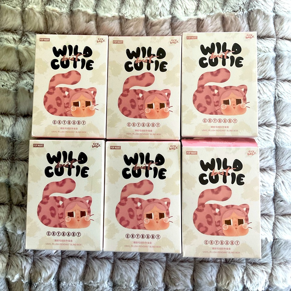 AUTHENTIC. CRYBABY Wild but Cutie Series Vinyl Plush Pendant.